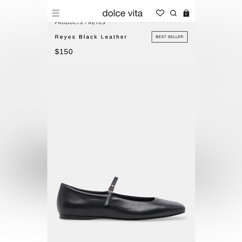 Dolce Vita Reyes Ballet Flat - Size 7.5